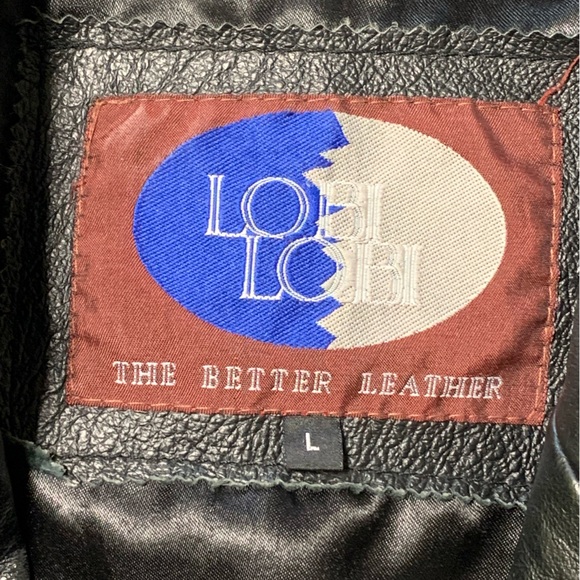 Black Leather Jacket Men’s L - Picture 3 of 8